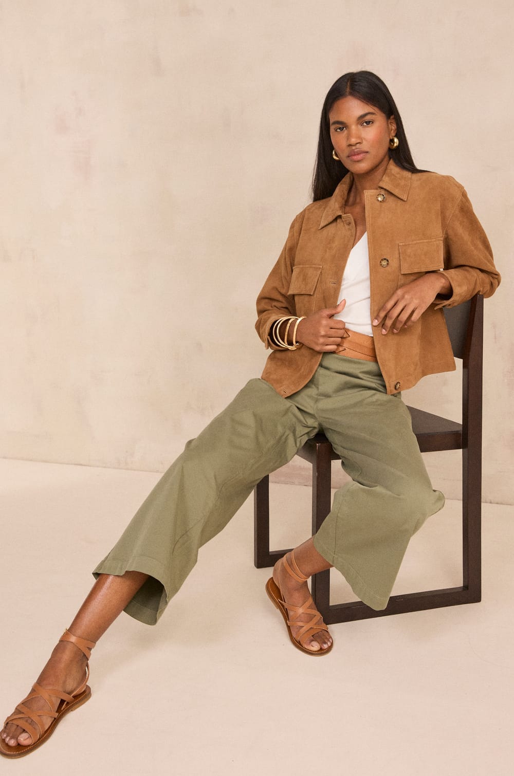 Pantalon large BERTHIE;${refinementColor}