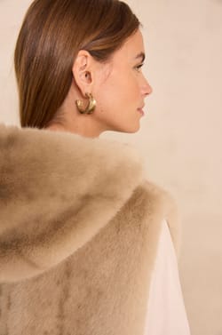 Light taupe scarf ROXIE;${refinementColor}