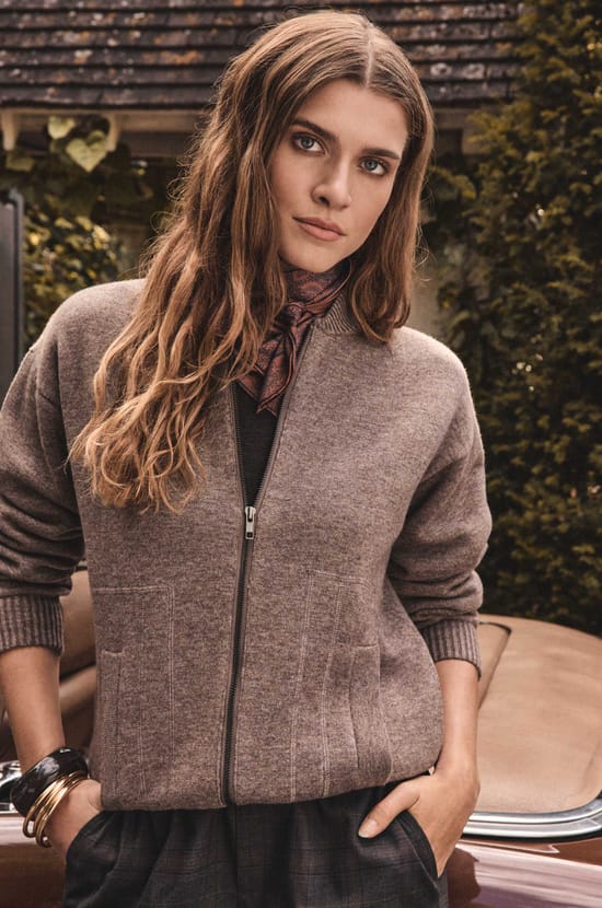 Unisex wool bomber jacket BAROUDEUR;${refinementColor}