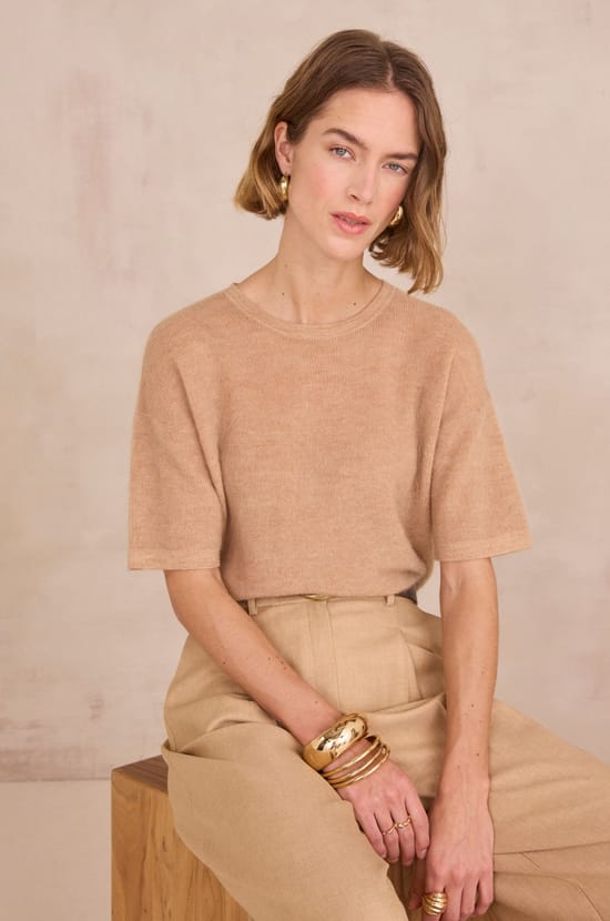 Mohair and wool jumper PAOLO BIS;${refinementColor}