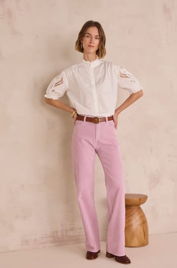 FIDJI corduroy trousers;${refinementColor}