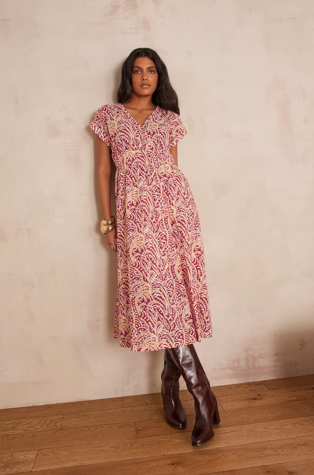 REVE cotton dress;${refinementColor}