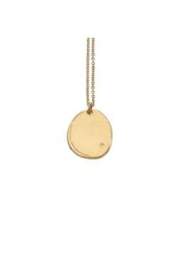 Collier médaille ovale or cœur Bijoux Léone;${refinementColor}