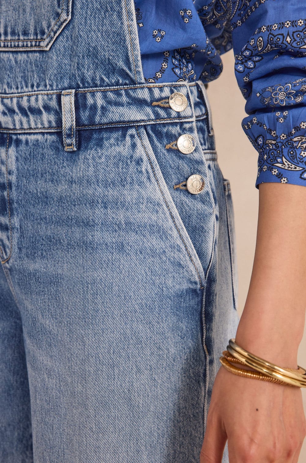 DENIM OVERALLS RAPHAELLE;${refinementColor}