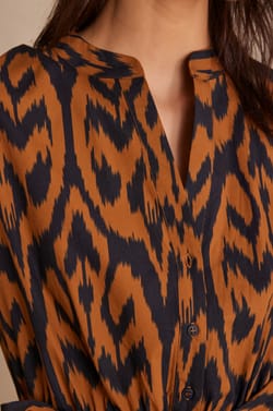 Robe longue LINDA imprim&eacute;e;${refinementColor}