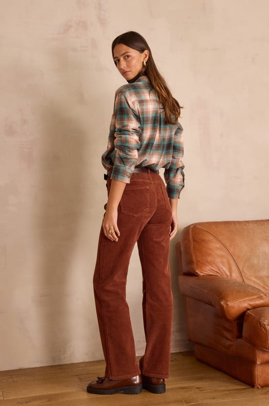 Unisex corduroy trousers SAUVAGE;${refinementColor}
