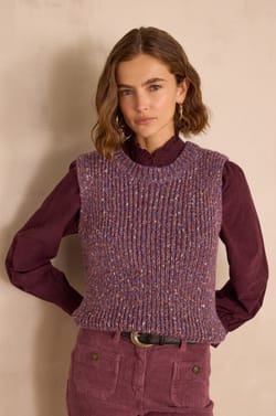 BOLTON sleeveless jumper;${refinementColor}