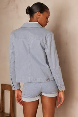 Veste CARLA en jean;${refinementColor}