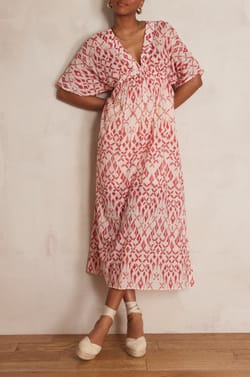 LOUBNA long cotton dress;${refinementColor}