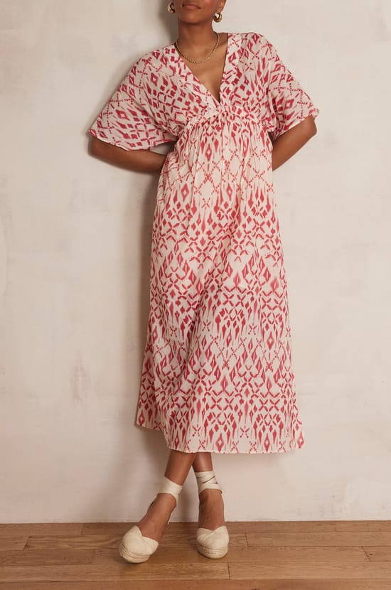 LOUBNA long cotton dress;${refinementColor}