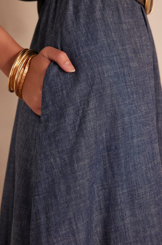 LINDA cotton dress;${refinementColor}