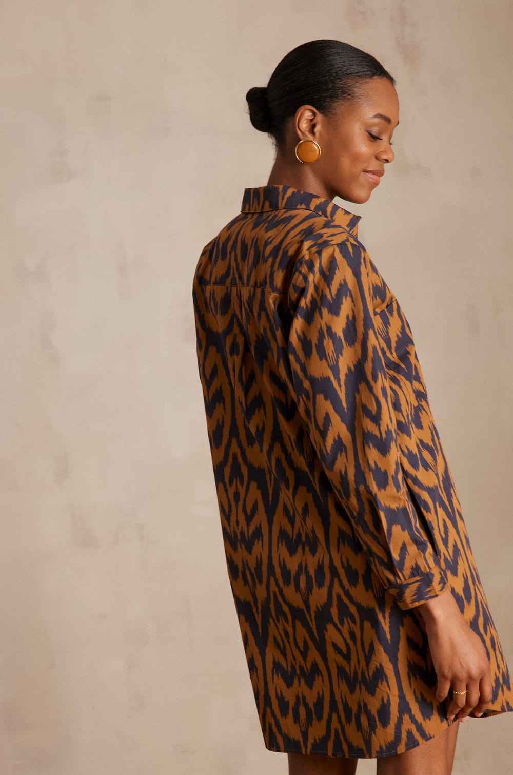 Robe chemise LISEA en coton;${refinementColor}