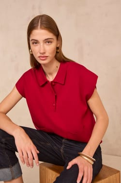 Cropped jeans with turn-ups DELIA;${refinementColor}