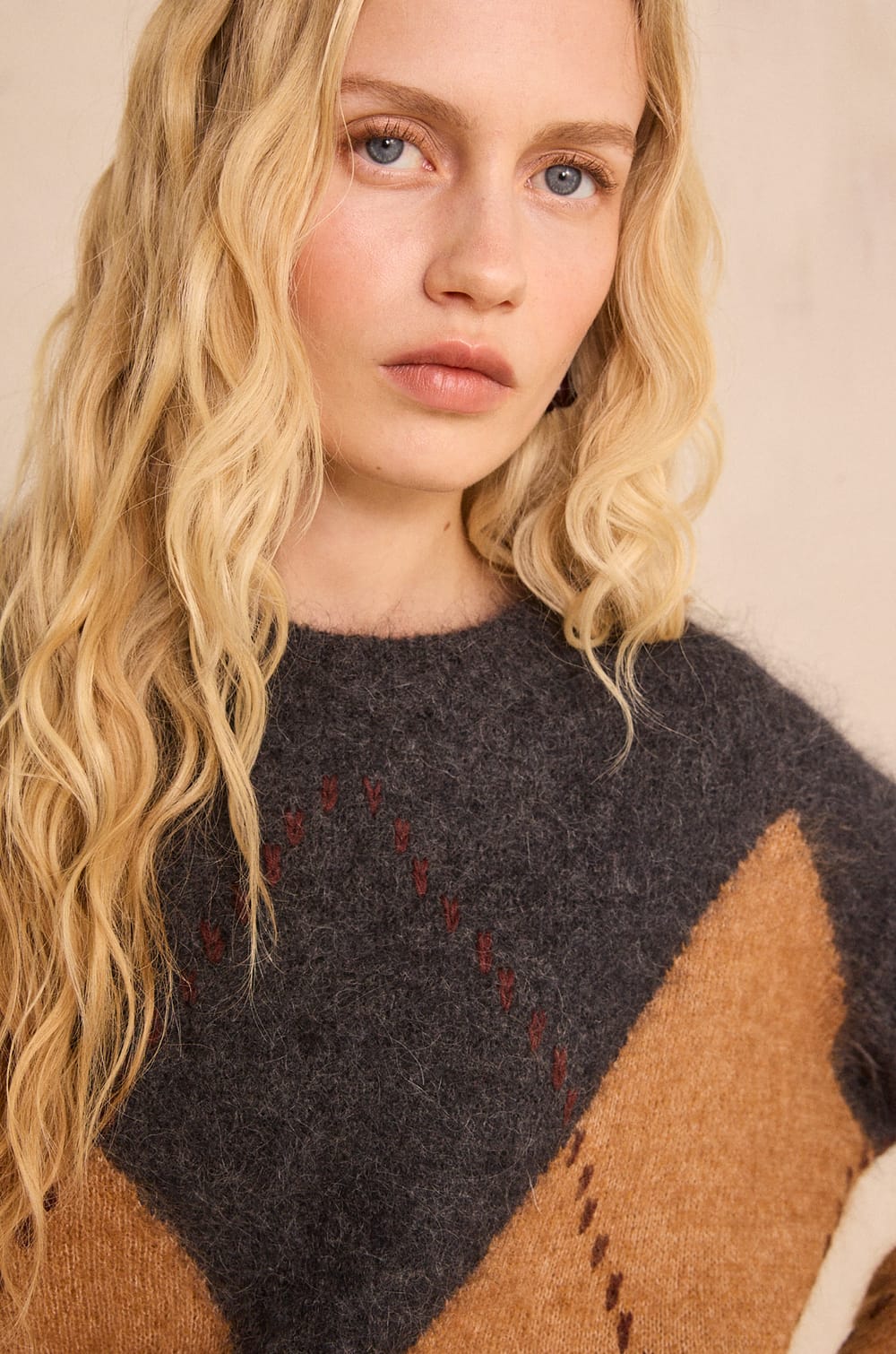 ALFONZO mohair blend sweater;${refinementColor}
