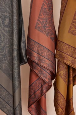 TESSA 100% silk scarf;${refinementColor}