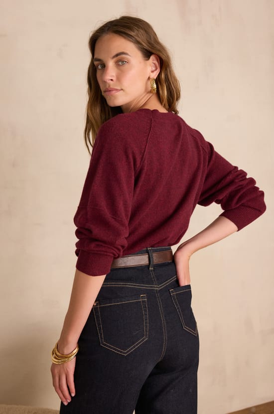 ARY jumper in 100% recycled cashmere;${refinementColor}