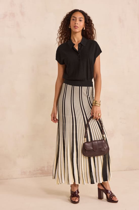 OZIRIS Pleated Mesh Skirt;${refinementColor}