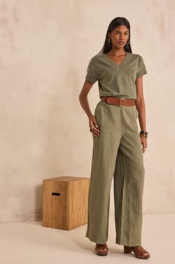 Loose linen pants TERRY;${refinementColor}