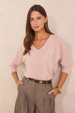 V-neck wool jumper PITT;${refinementColor}