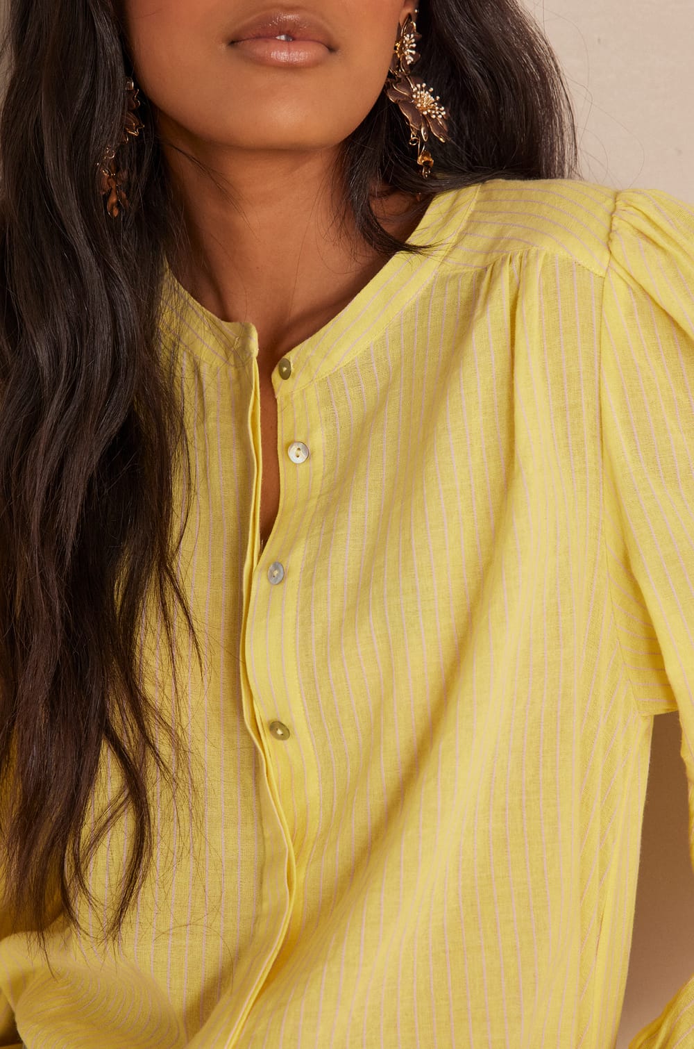 Blouse SAPHIR en coton;${refinementColor}