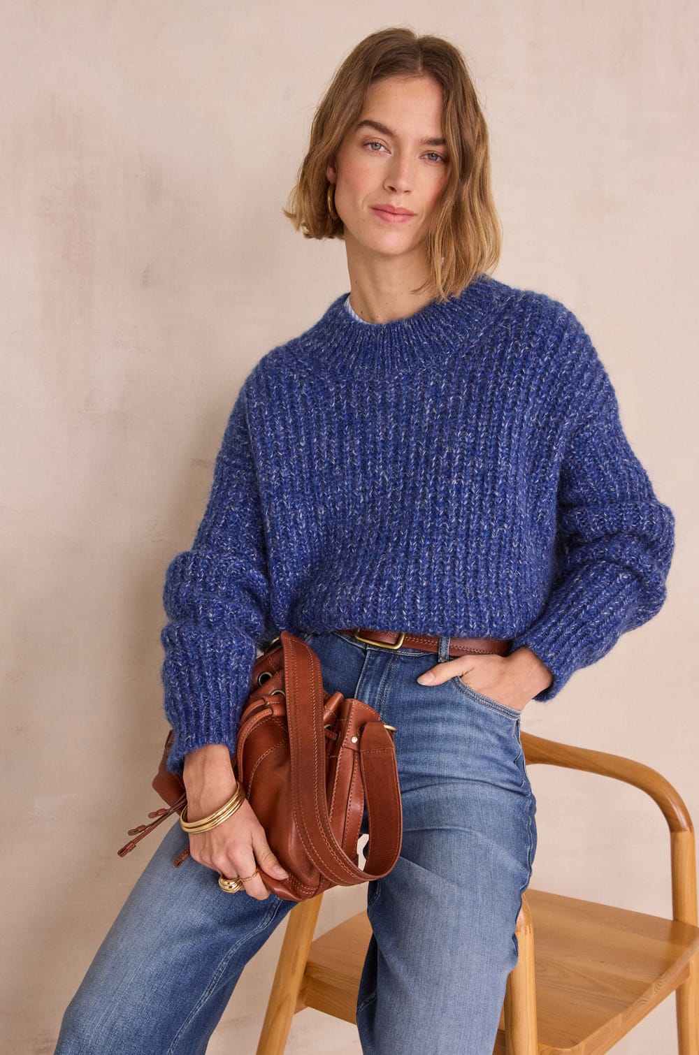 PETRO marl sweater;${refinementColor}