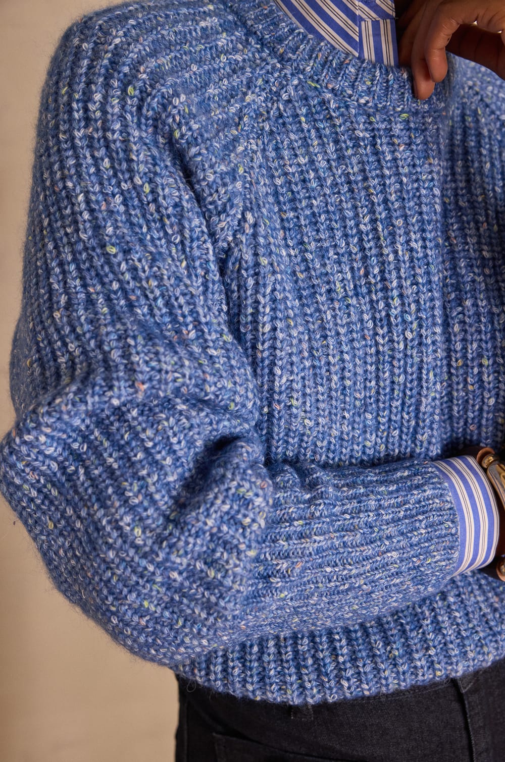 BULLE ribbed jumper;${refinementColor}