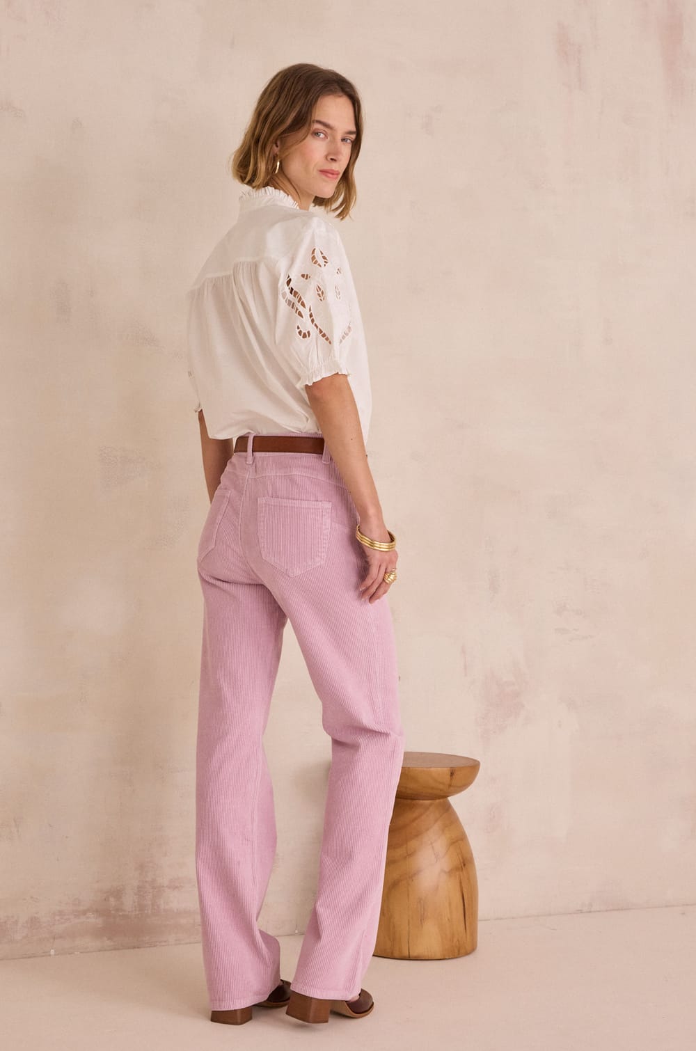 FIDJI corduroy trousers;${refinementColor}