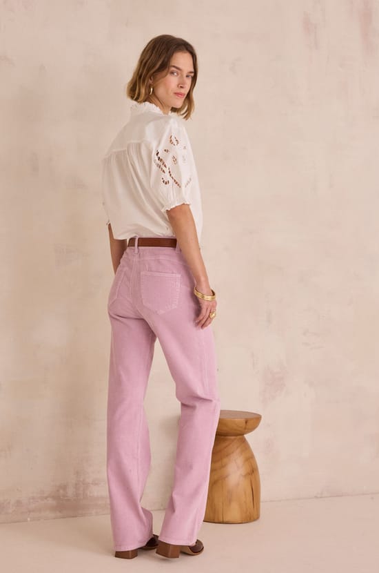 FIDJI corduroy trousers;${refinementColor}