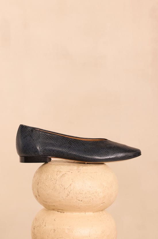 Ballerines plates en cuir MONA;${refinementColor}