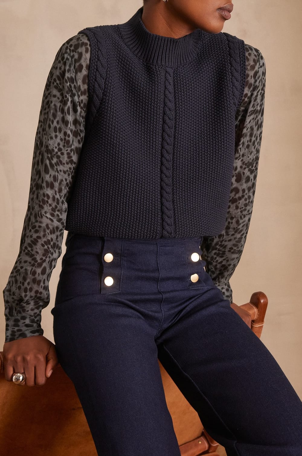 Pull sans manches SCARLET;${refinementColor}