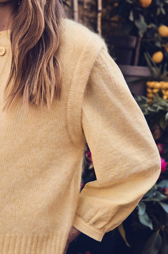 Blouse SAPHIR en coton;${refinementColor}