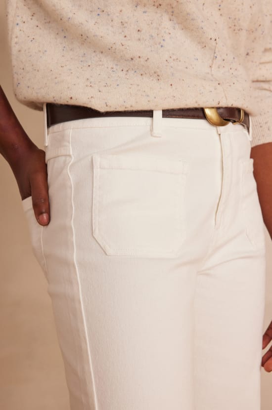 Pantalon large en coton LEA;${refinementColor}