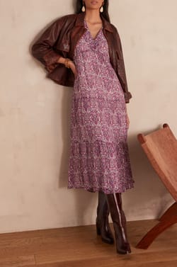 Robe ALBINA imprim&eacute;e;${refinementColor}