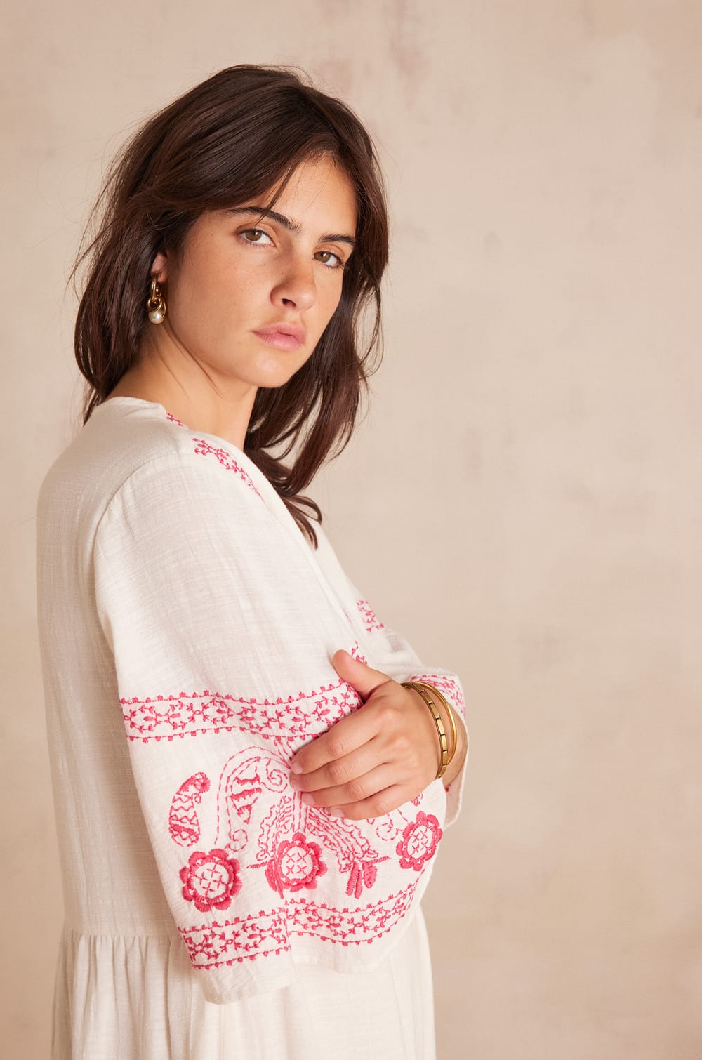 ROMY cotton dress;${refinementColor}