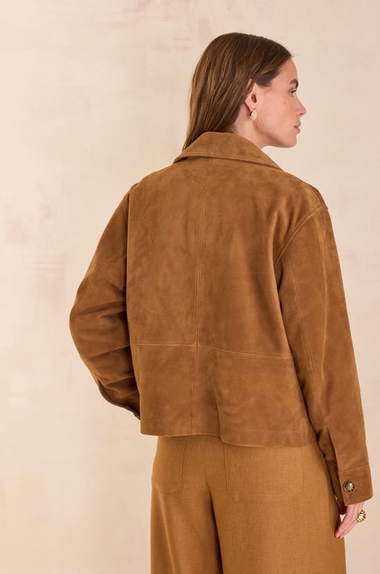 COCO leather jacket;${refinementColor}