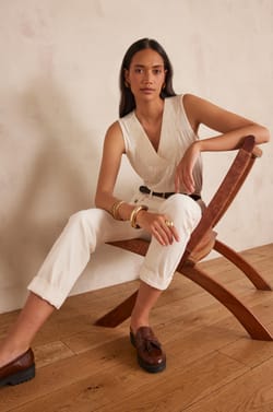 D&eacute;bardeur FELIX en coton;${refinementColor}