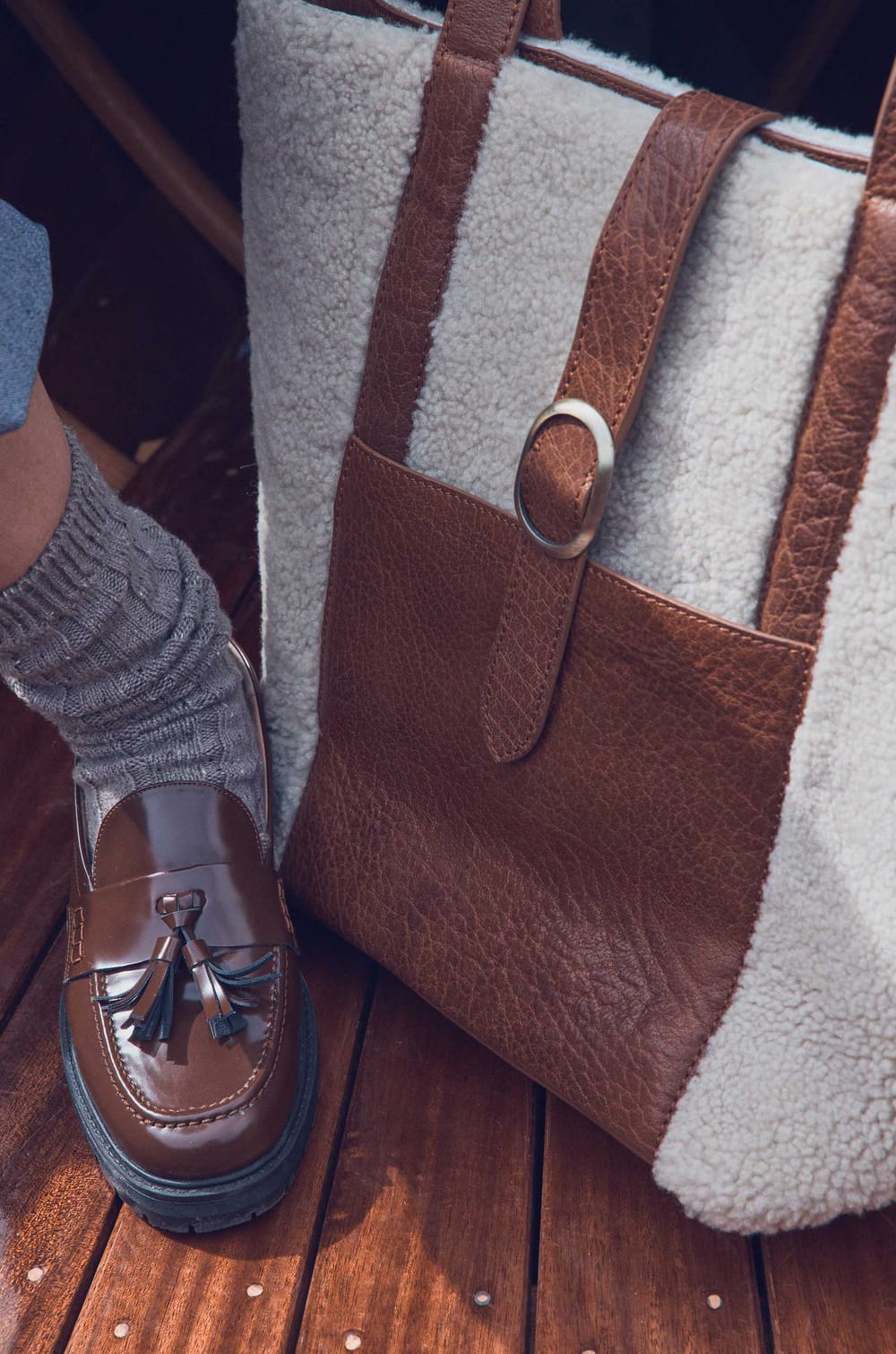 Sac cabas LOUIS en cuir;${refinementColor}