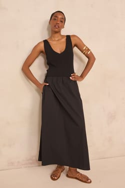 BYS two-tone trapeze dress;${refinementColor}