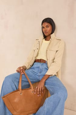 Veste &agrave; manches longues en coton CLAIRE;${refinementColor}