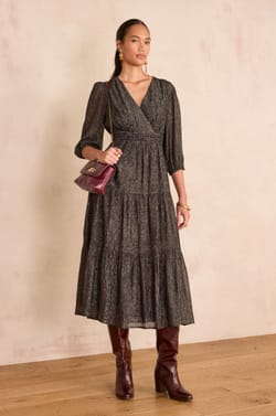 Robe longue iris&eacute; LOUMIA;${refinementColor}