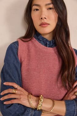 PERRY sleeveless pullover;${refinementColor}