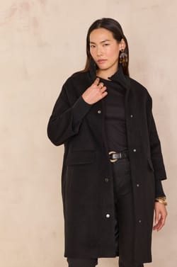 MAGDA mid-length coat;${refinementColor}