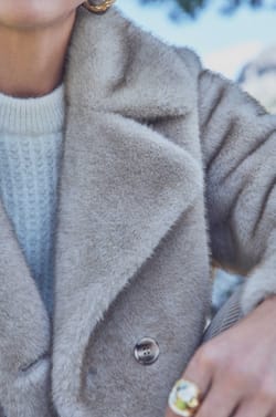 Manteau duveteux DEREK;${refinementColor}