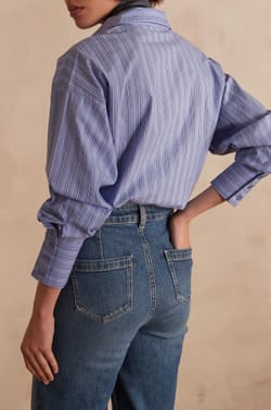 Chemise cropped PETRONILLE;${refinementColor}