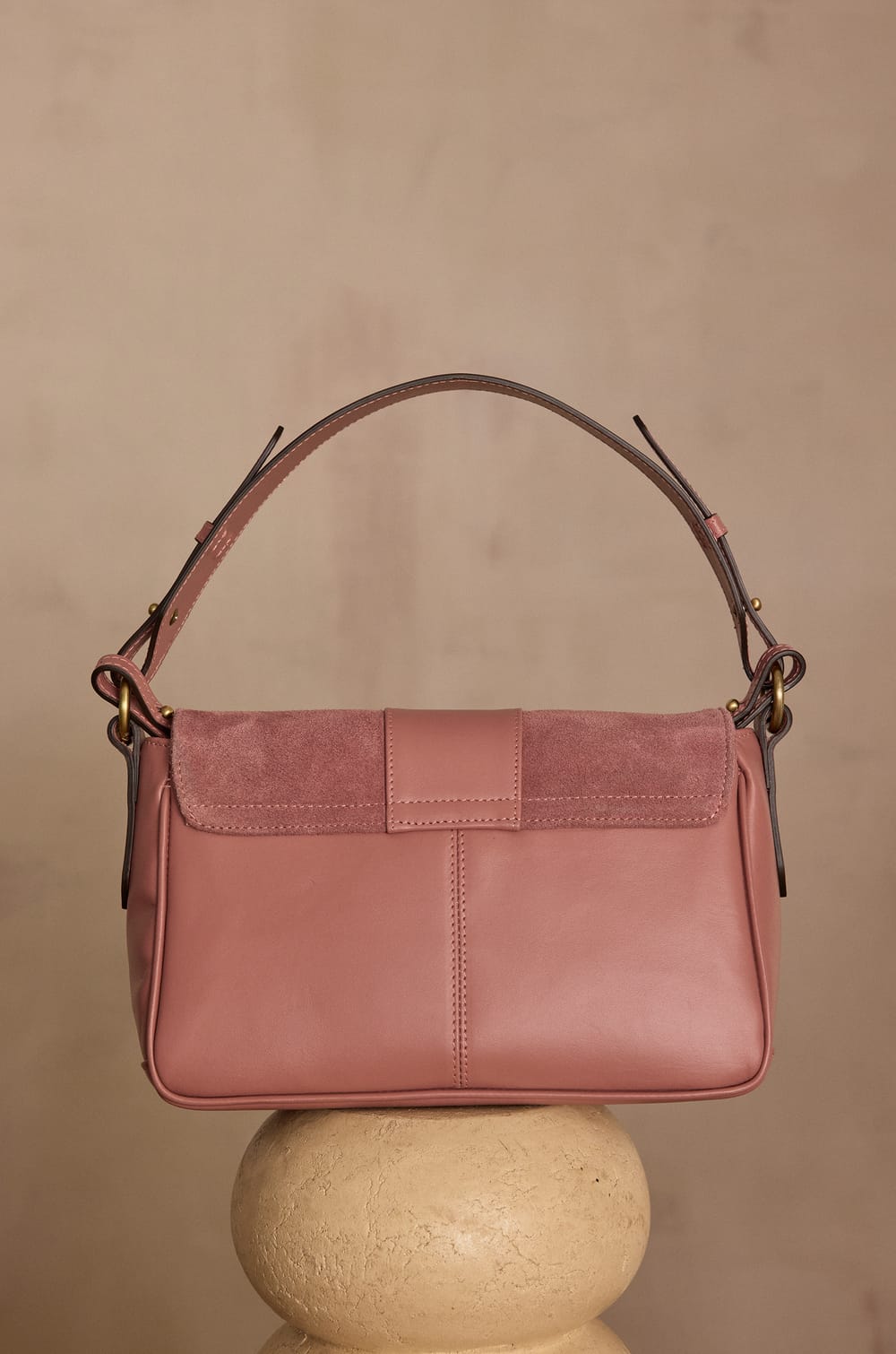 Sac en cuir velours GASTON;${refinementColor}