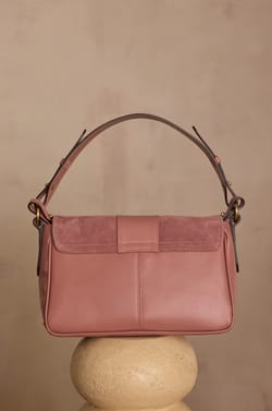 Sac en cuir velours GASTON;${refinementColor}