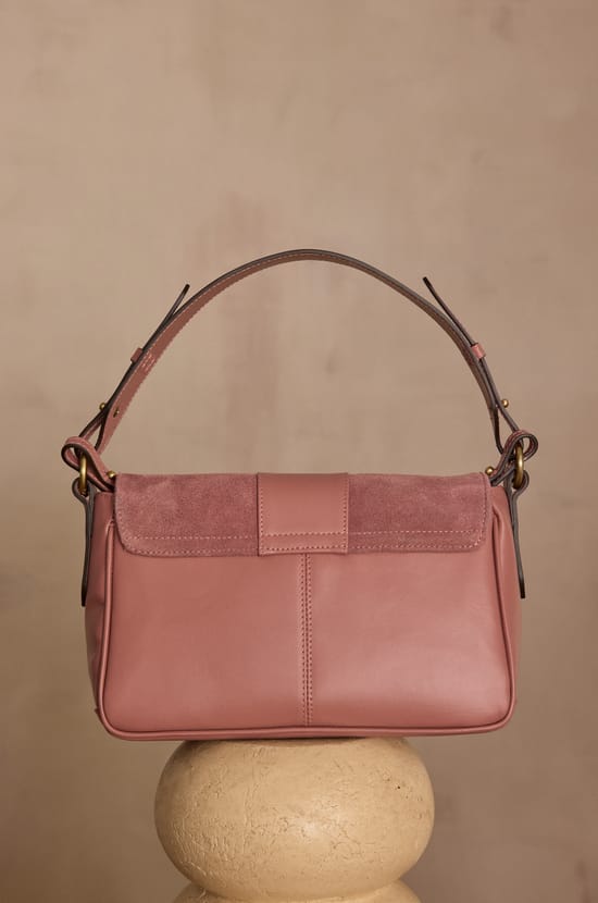 Sac en cuir velours GASTON;${refinementColor}