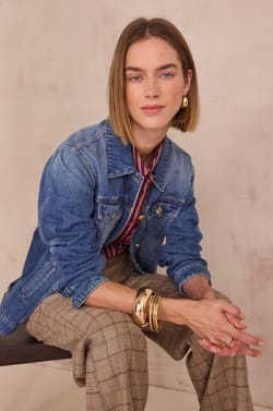 Veste en jean SOPHIE;${refinementColor}