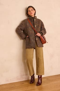 MAE wide-leg corduroy trousers;${refinementColor}