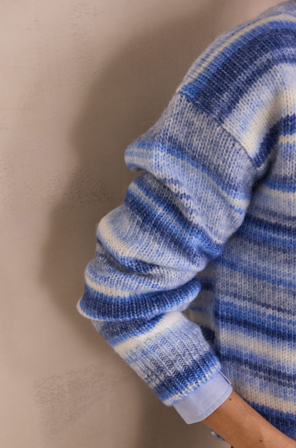 Mohair and wool cardigan PAOLO;${refinementColor}